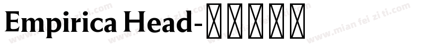 Empirica Head字体转换